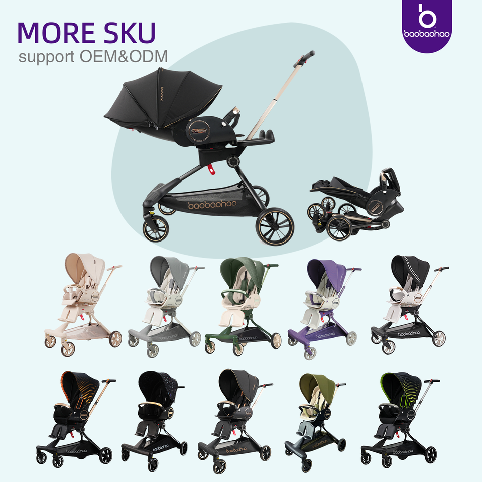 Baobaohao Babi Luxury Eggshell Baby Stroller